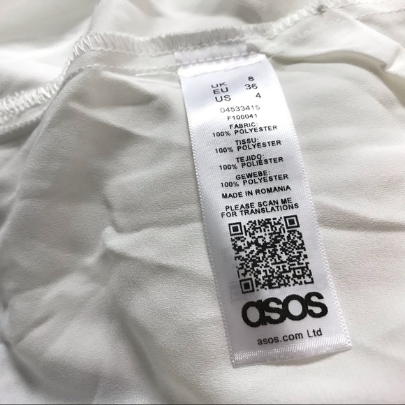 Asos Women’s Size 4 Shirt Blouse Top Button Down - Picture 5 of 6